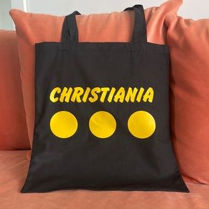 Exclusive Christiania Tote from Denmark Copenhagen also know as Freetown!